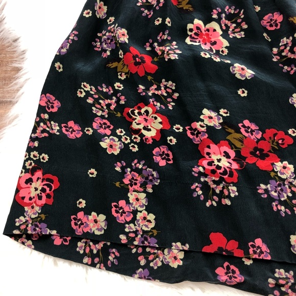 Anthro Odille | Silk Deuxhill Cowl Floral Blouse 2 - Picture 8 of 8